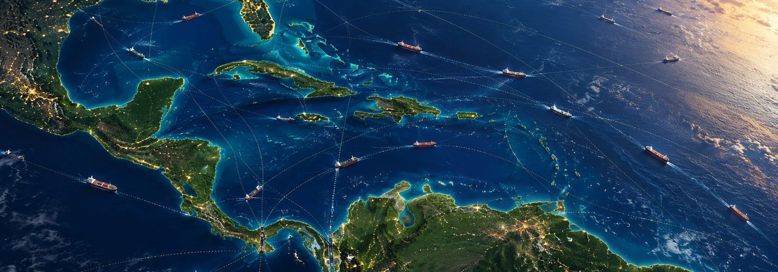 Network of terminals and ports across the Americas